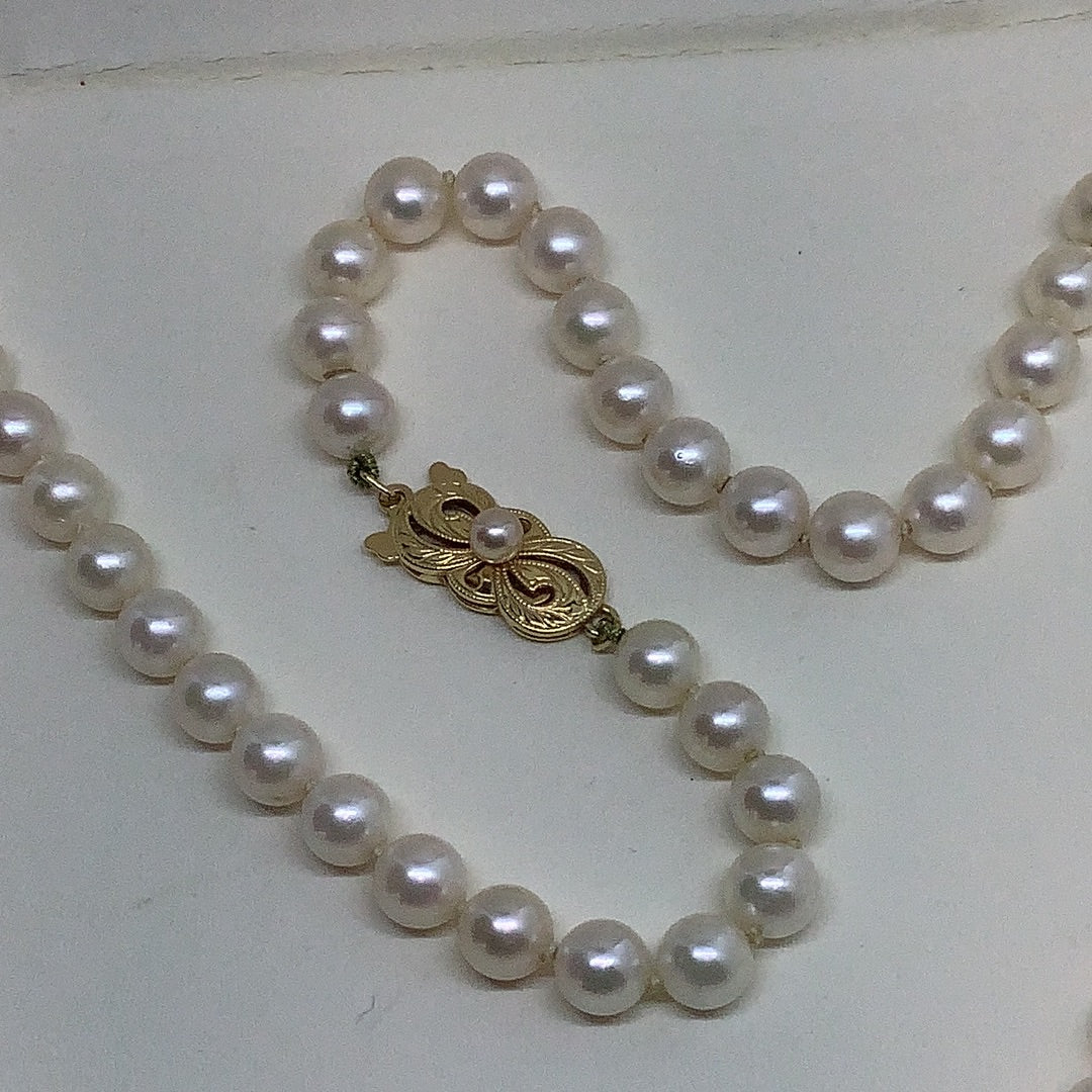 Mikimoto pearl necklace