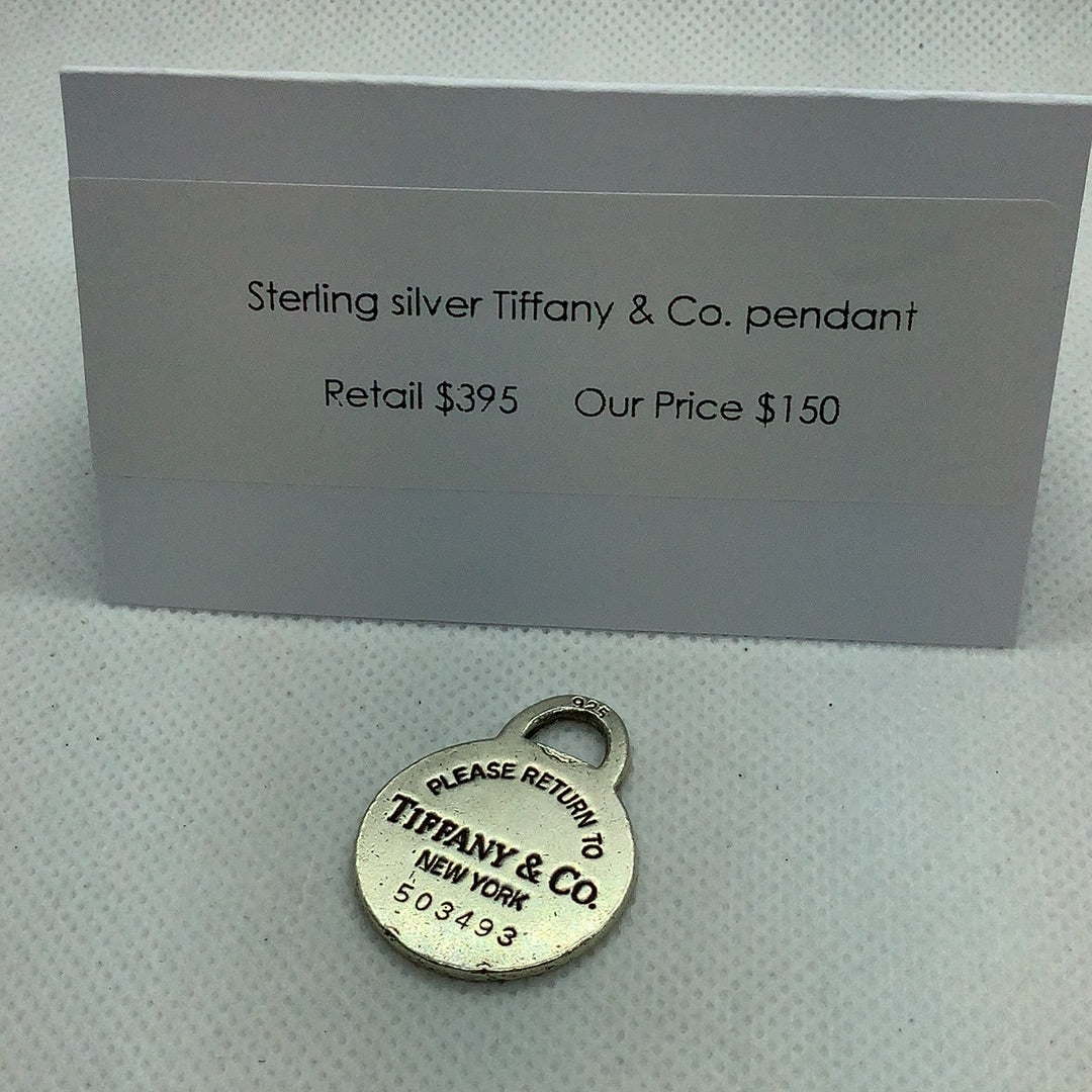 Sterling Tiffany pendant