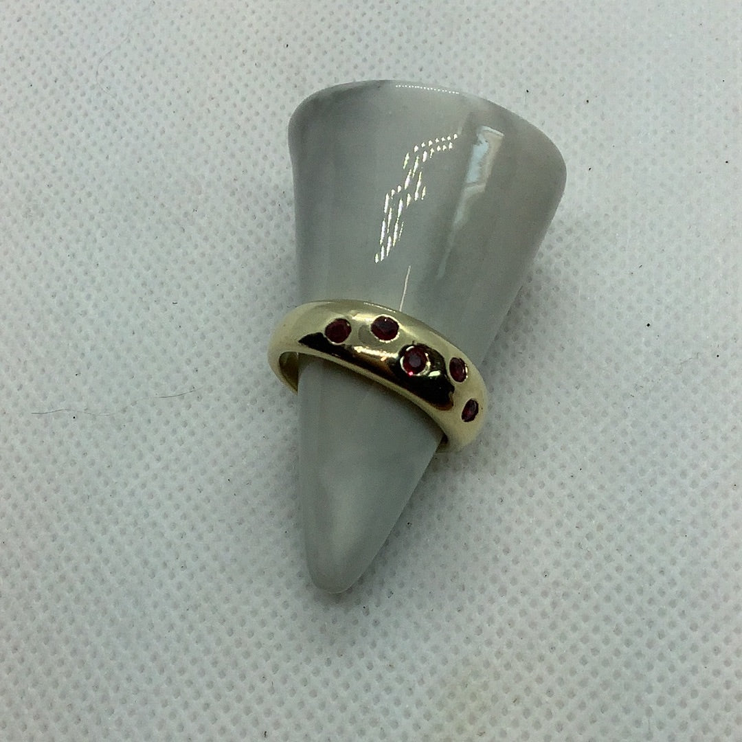 Gold and ruby ring