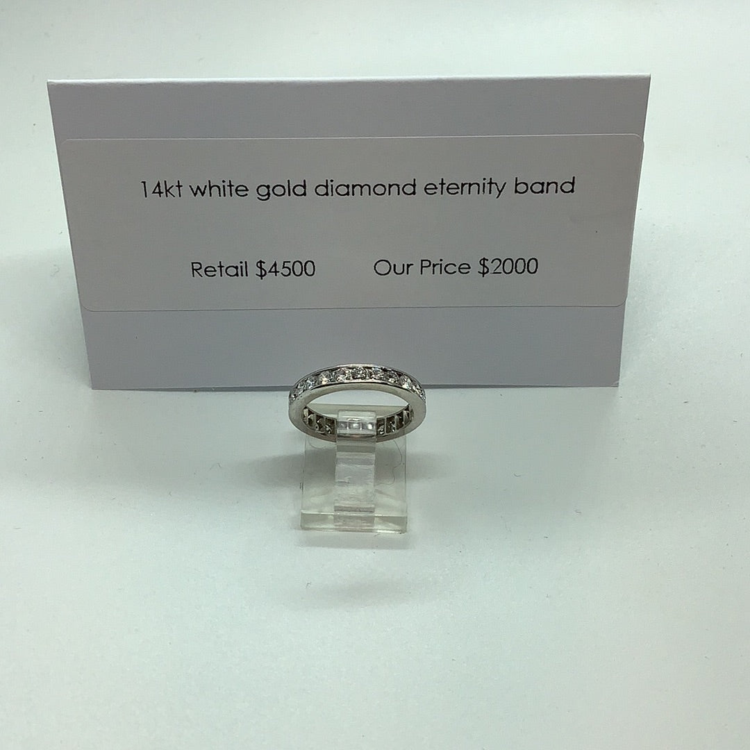 Diamond eternity band