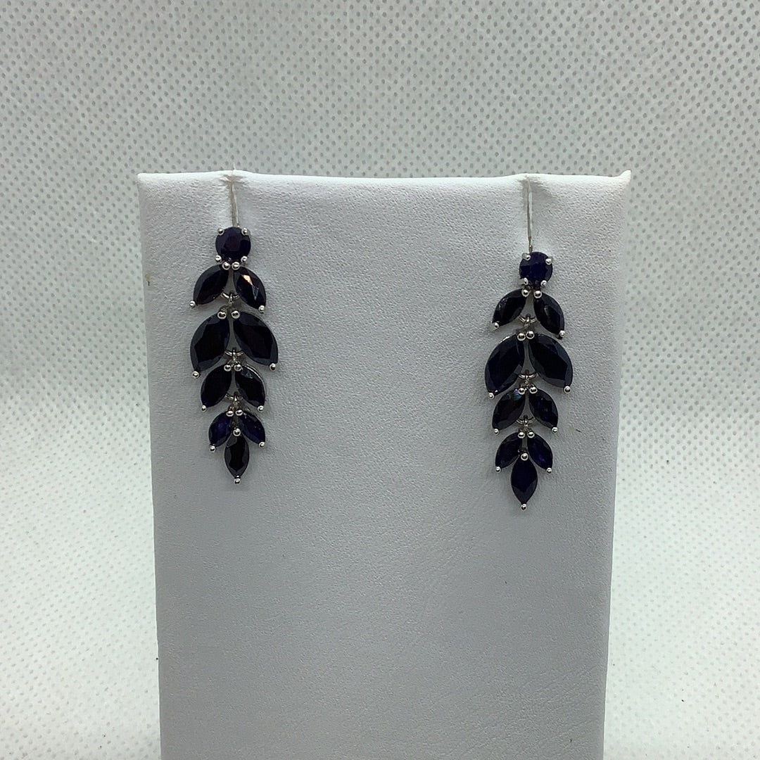 Sapphire drop earrings