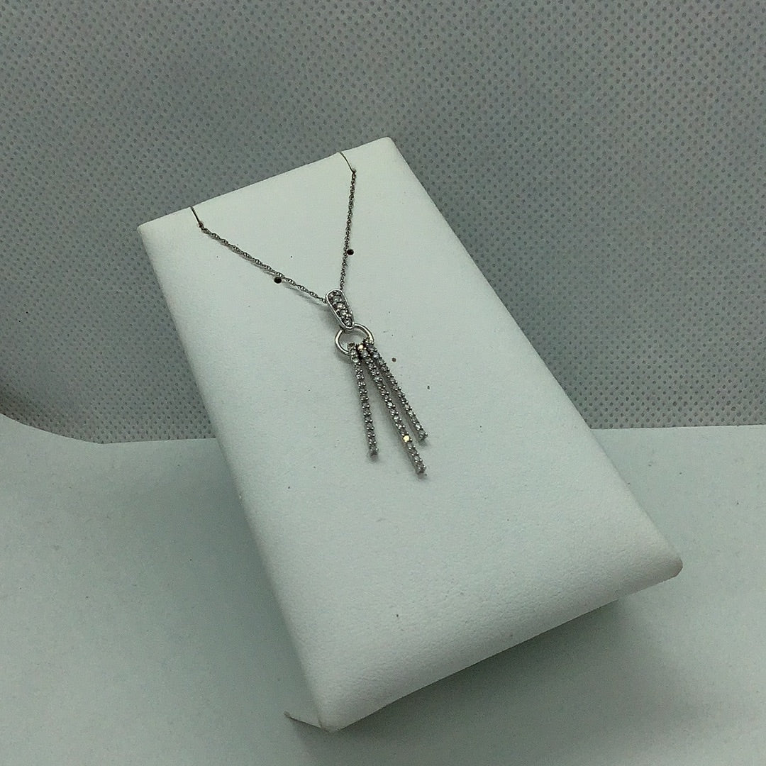 Diamond dangle pendant