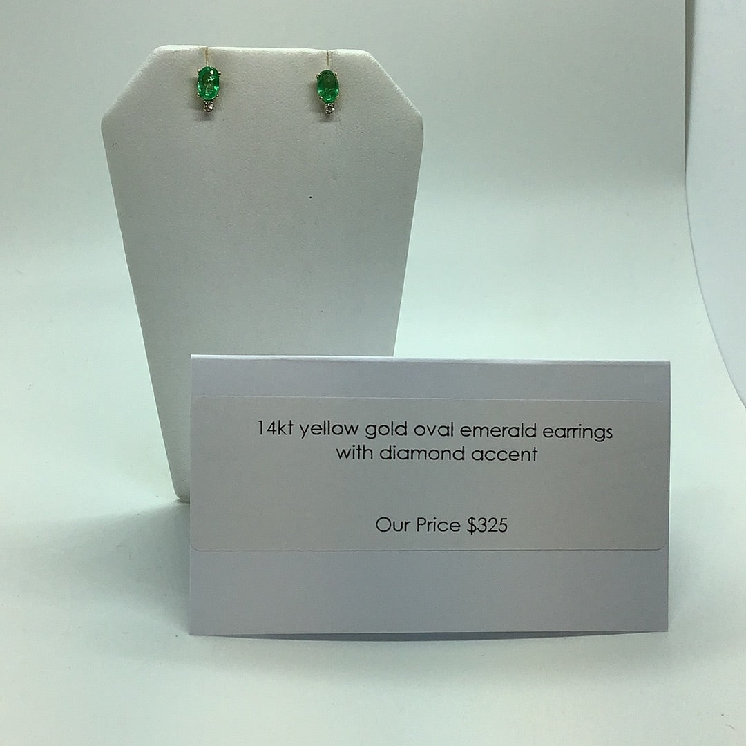 Emerald earrings