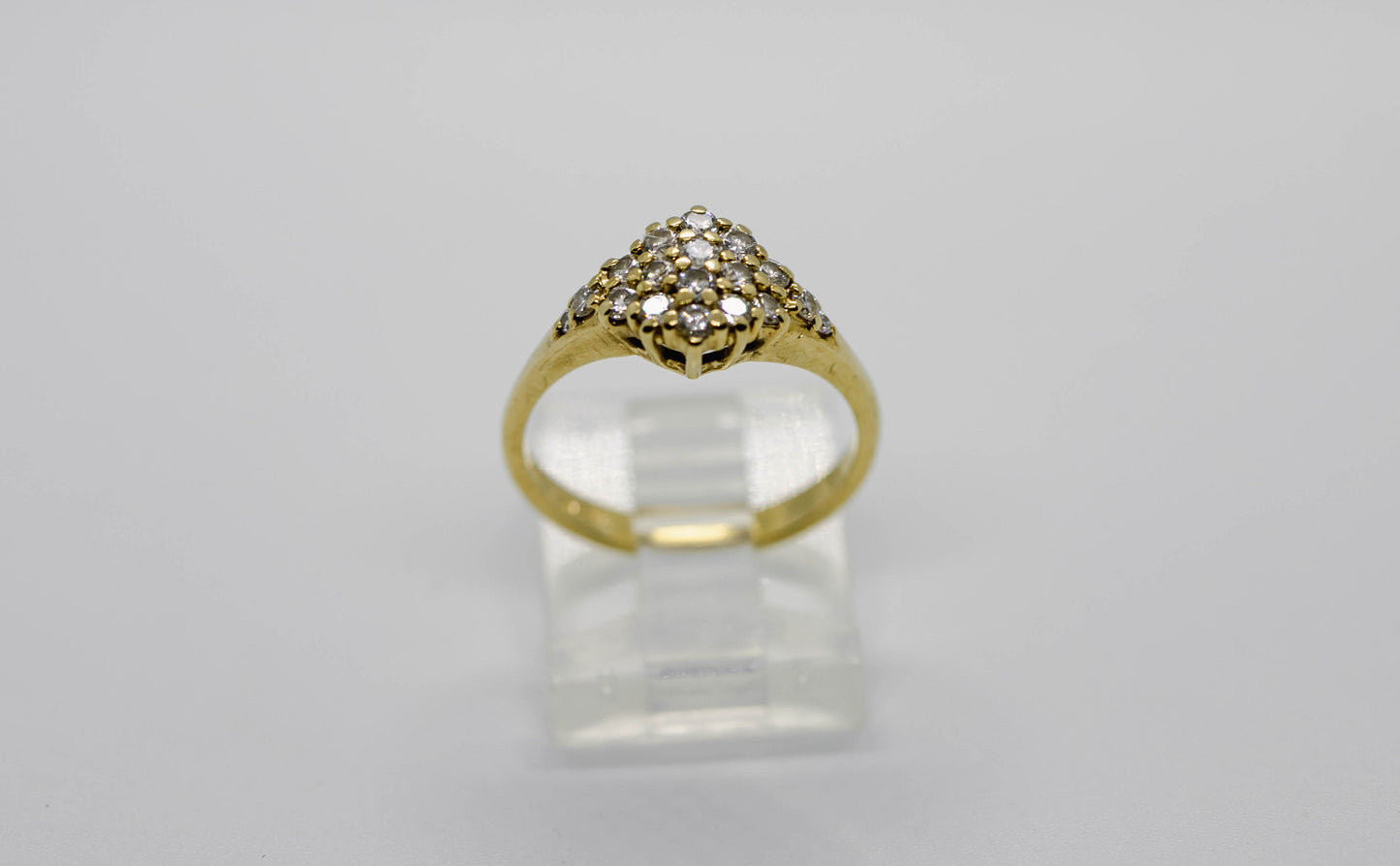 Diamond Cluster Ring