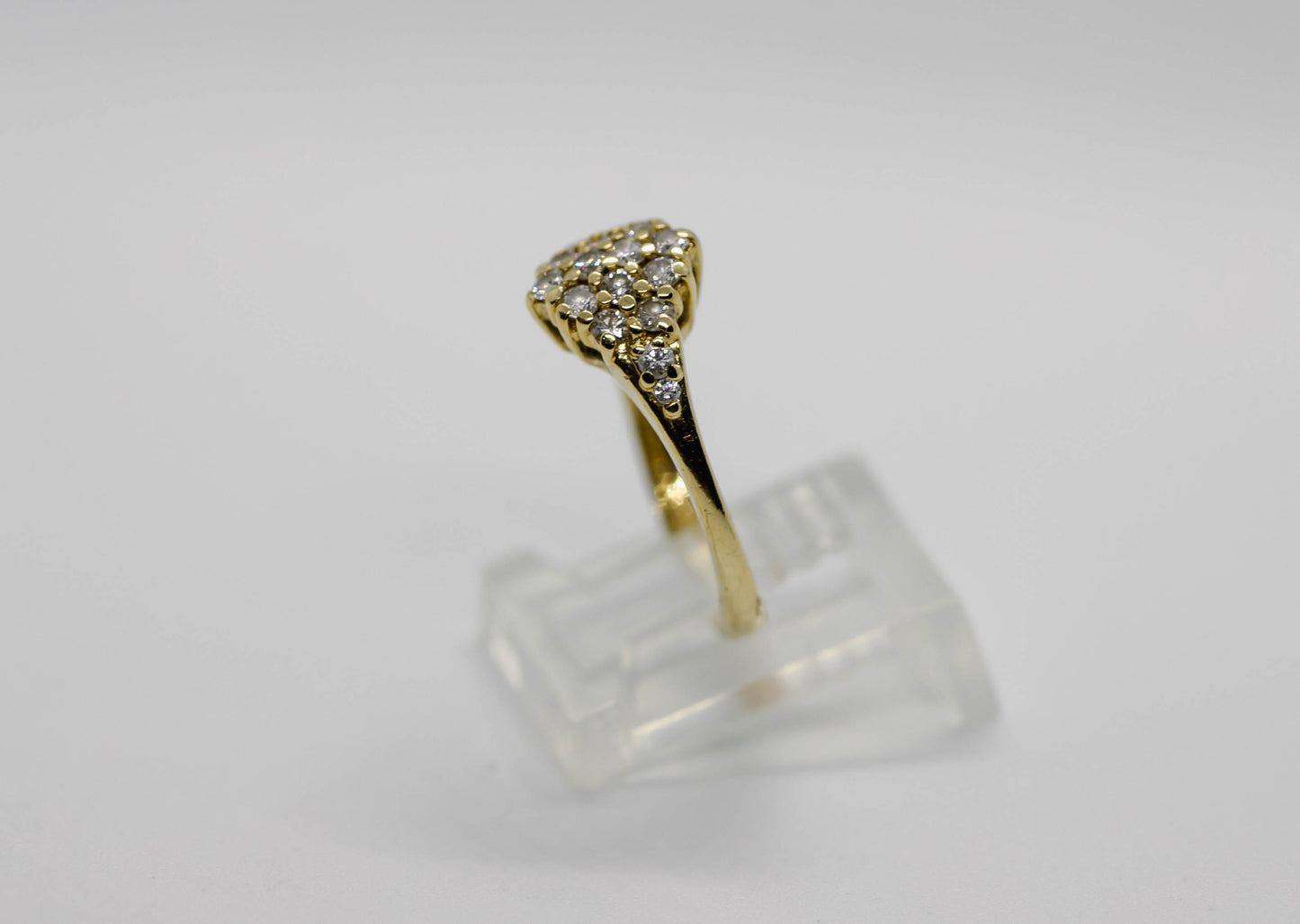Diamond Cluster Ring