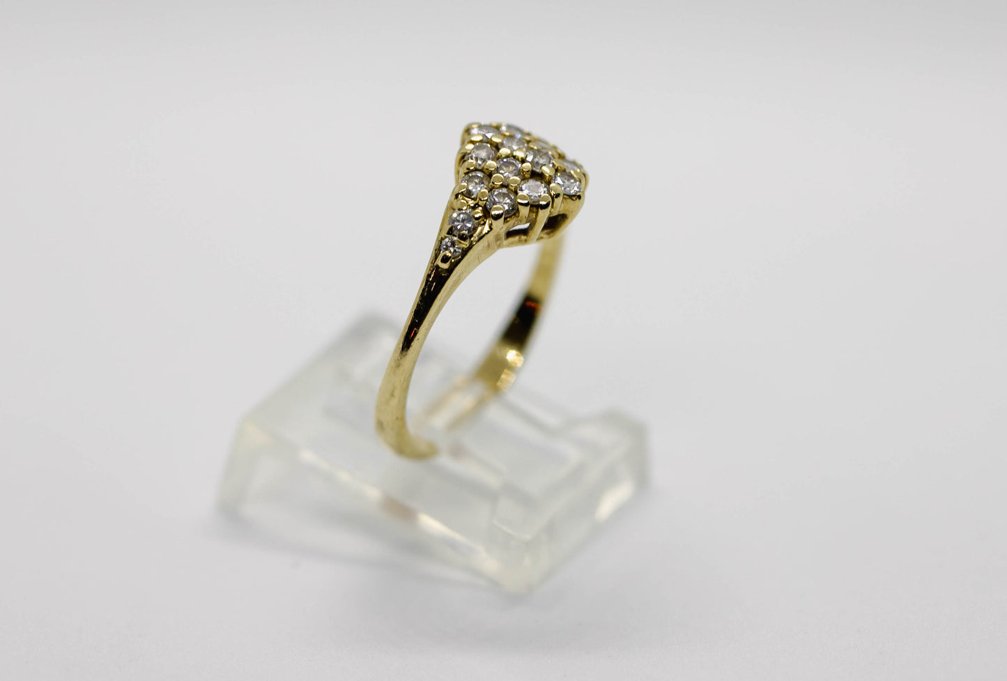 Diamond Cluster Ring