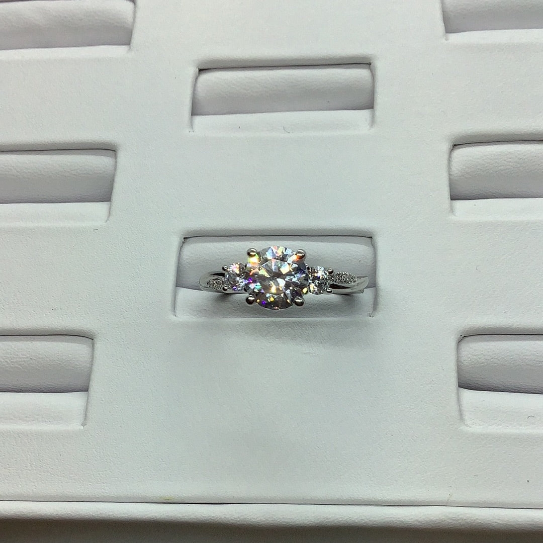 Diamond engagement ring setting