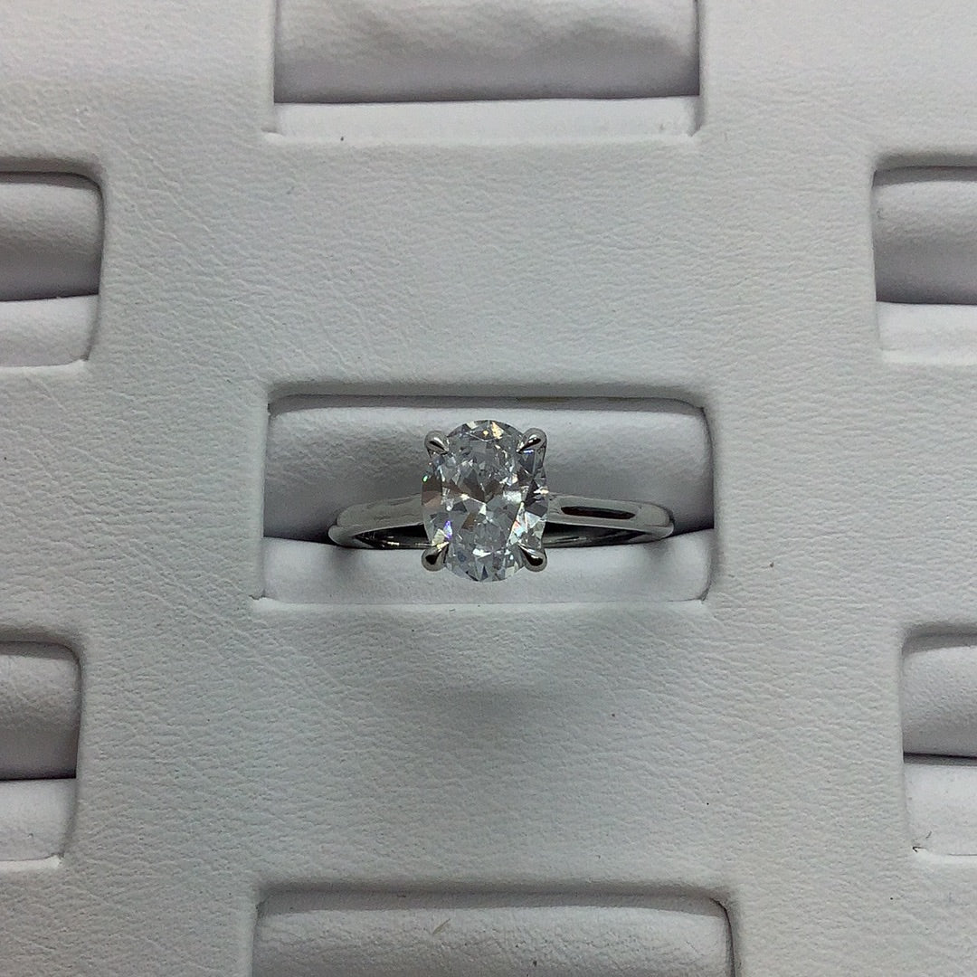 Diamond engagement ring setting