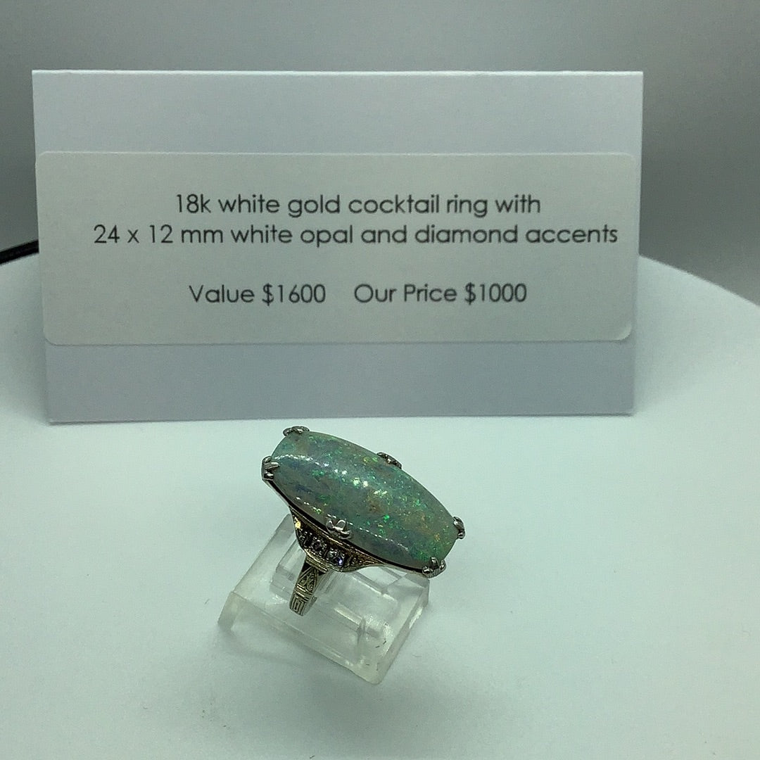 Antique opal ring