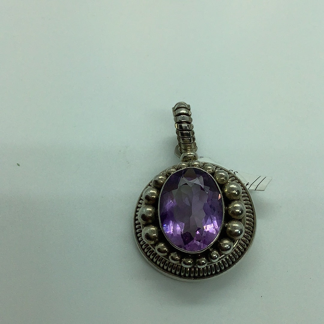 Sterling Amethyst pendant