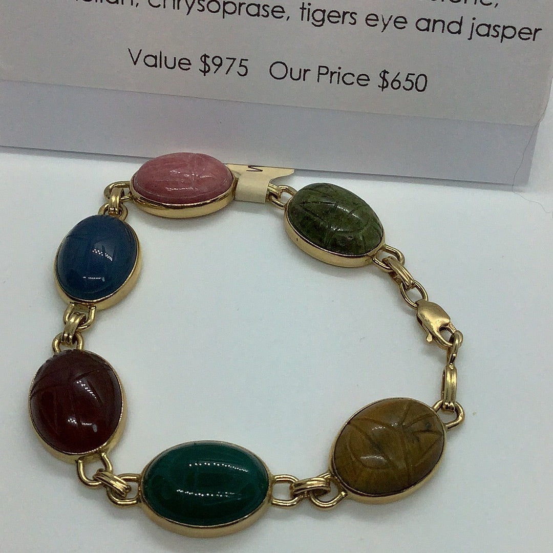 Scarab bracelet