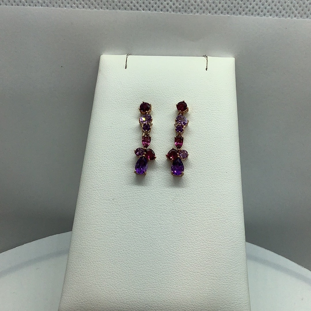 Amethyst earrings