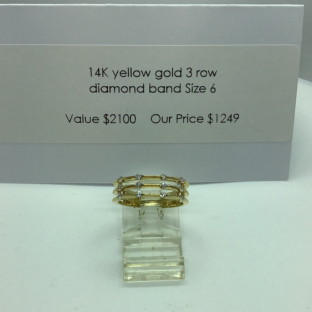 Diamond band ring