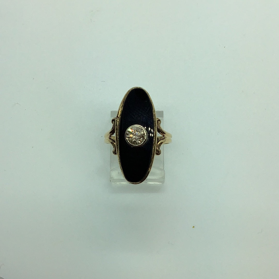 Black onyx ring