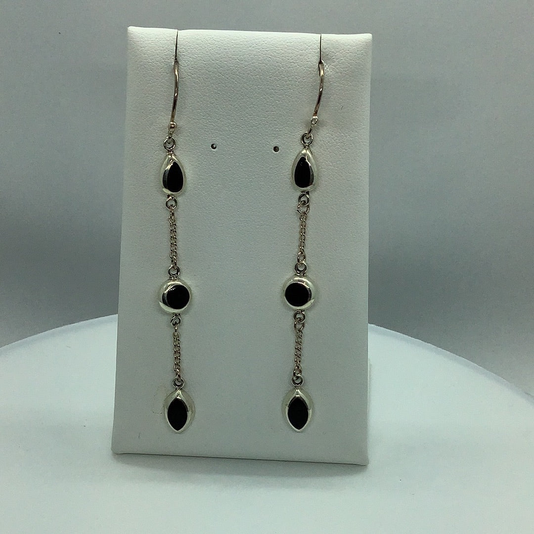 Sterling drop earrings