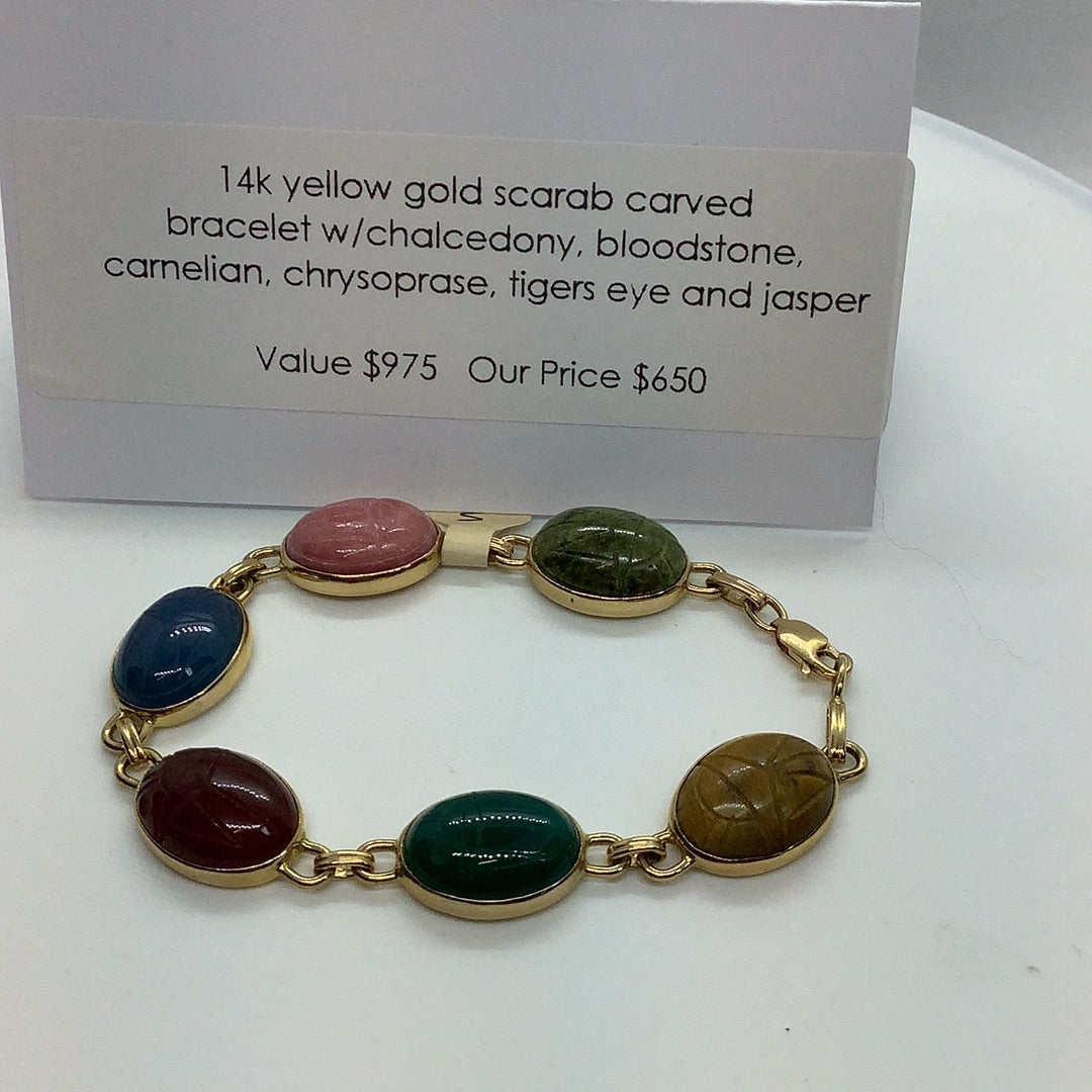 Scarab bracelet