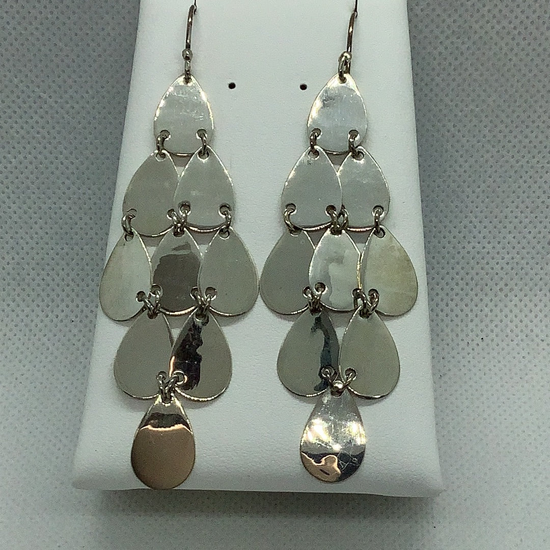 Sterling drop earrings