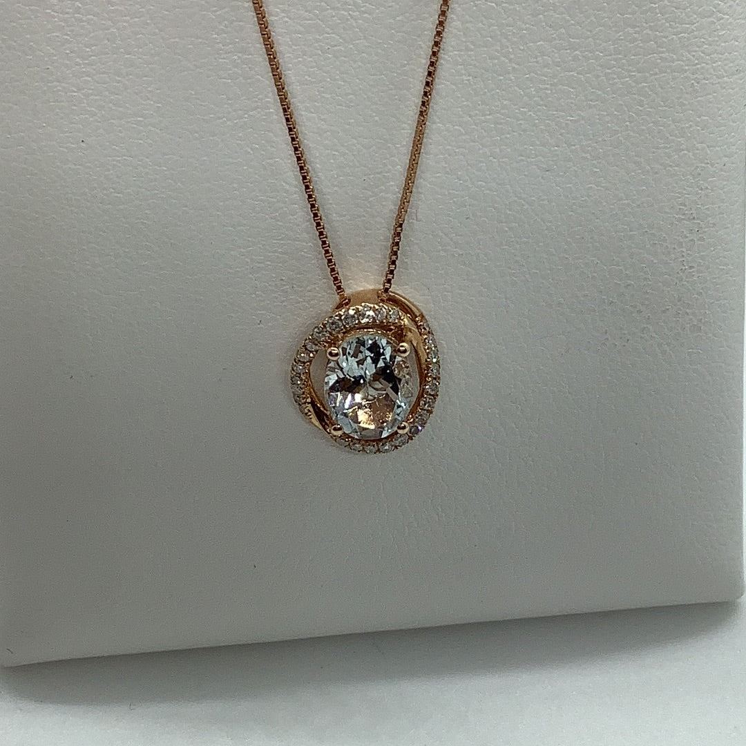 Aquamarine Necklace