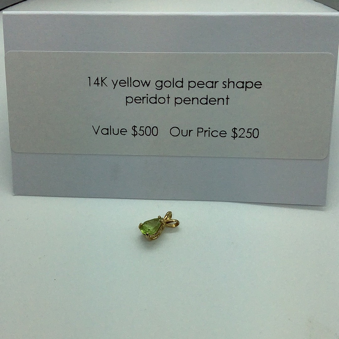 Peridot pendant