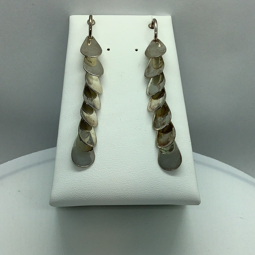 Sterling drop earrings