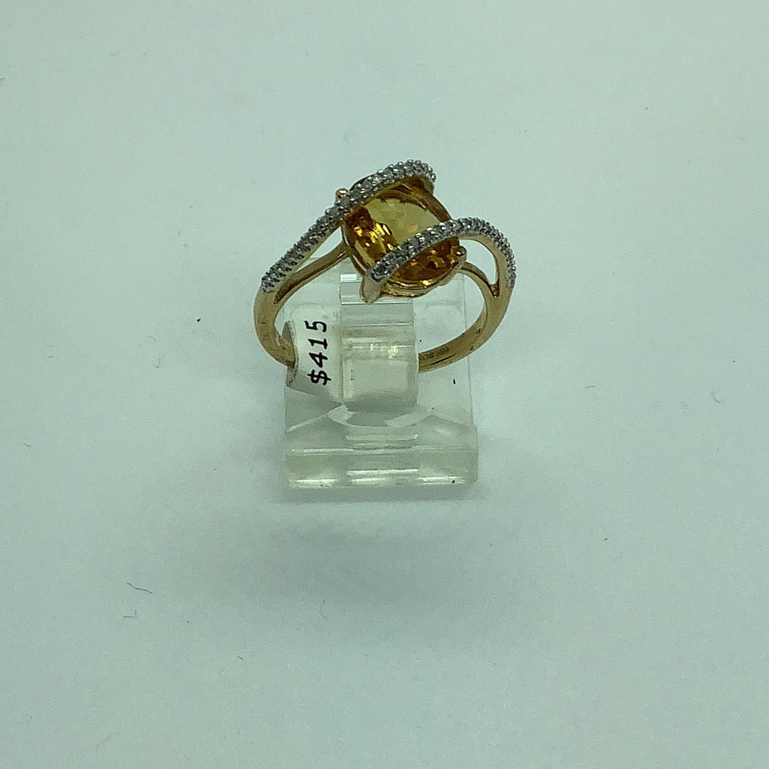 Citrine ring