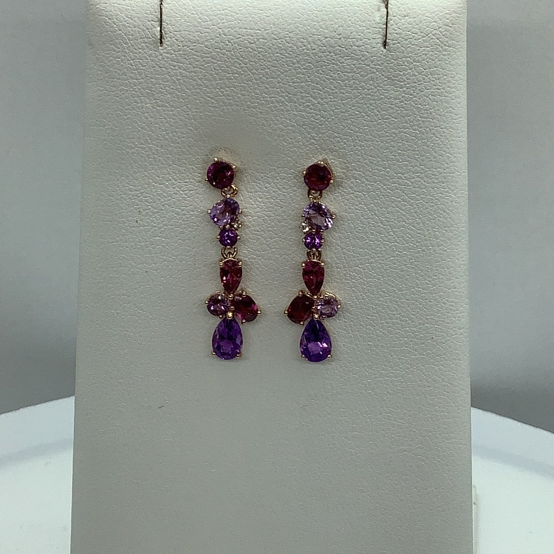 Amethyst earrings