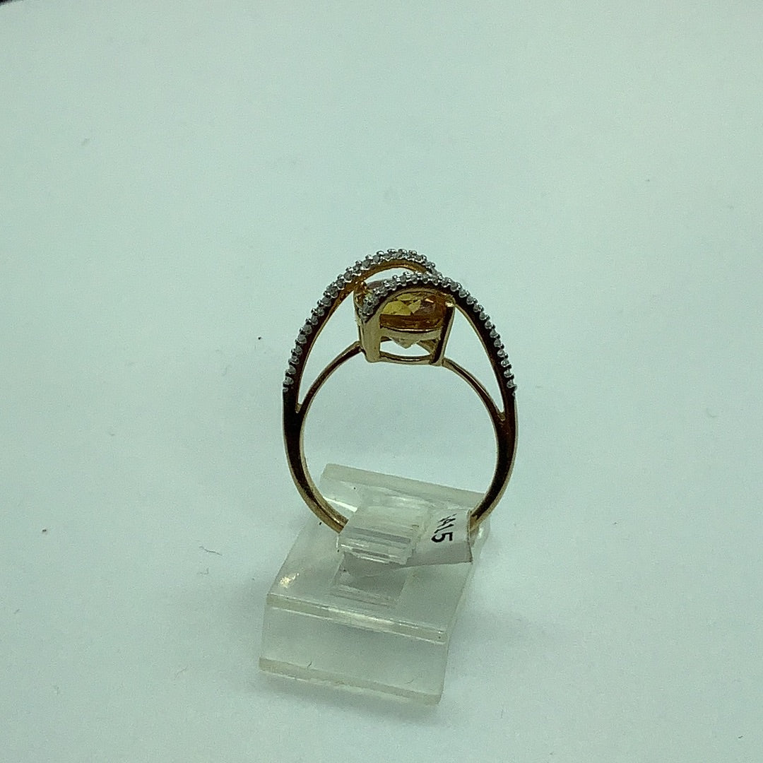 Citrine ring
