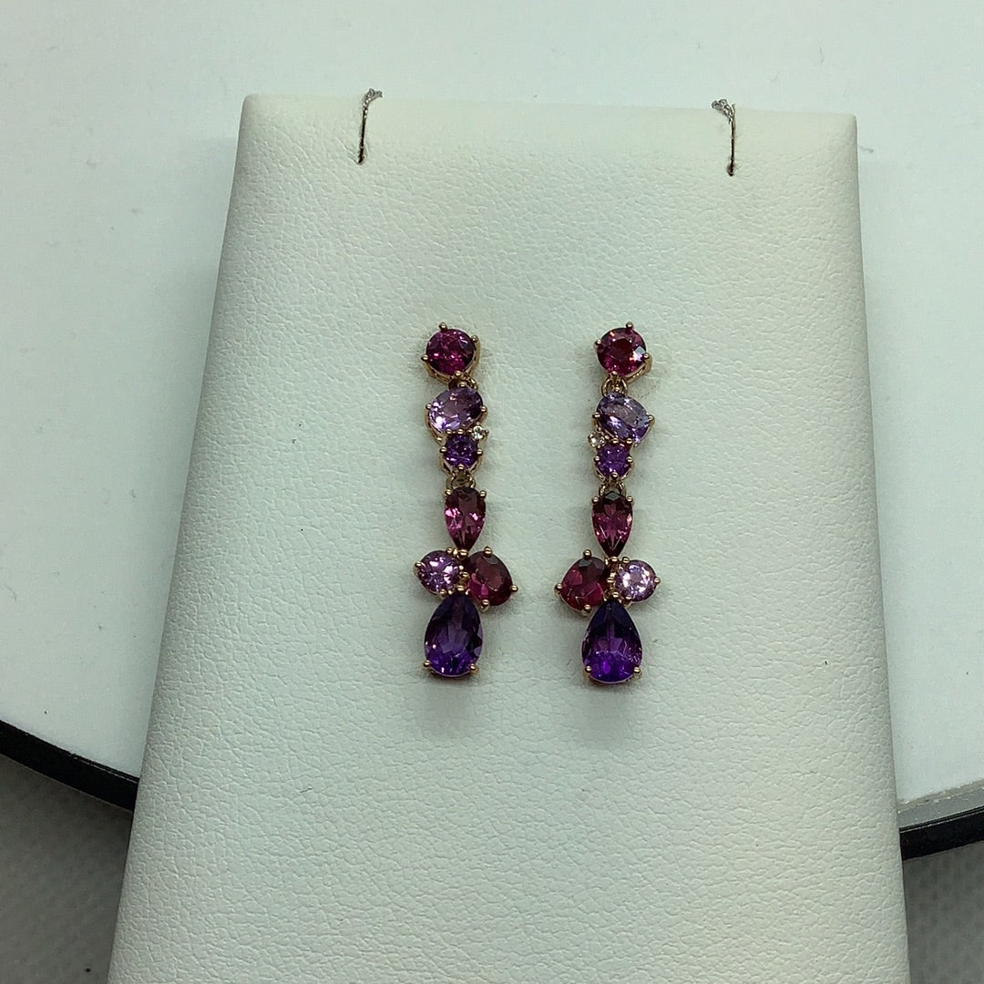 Amethyst earrings