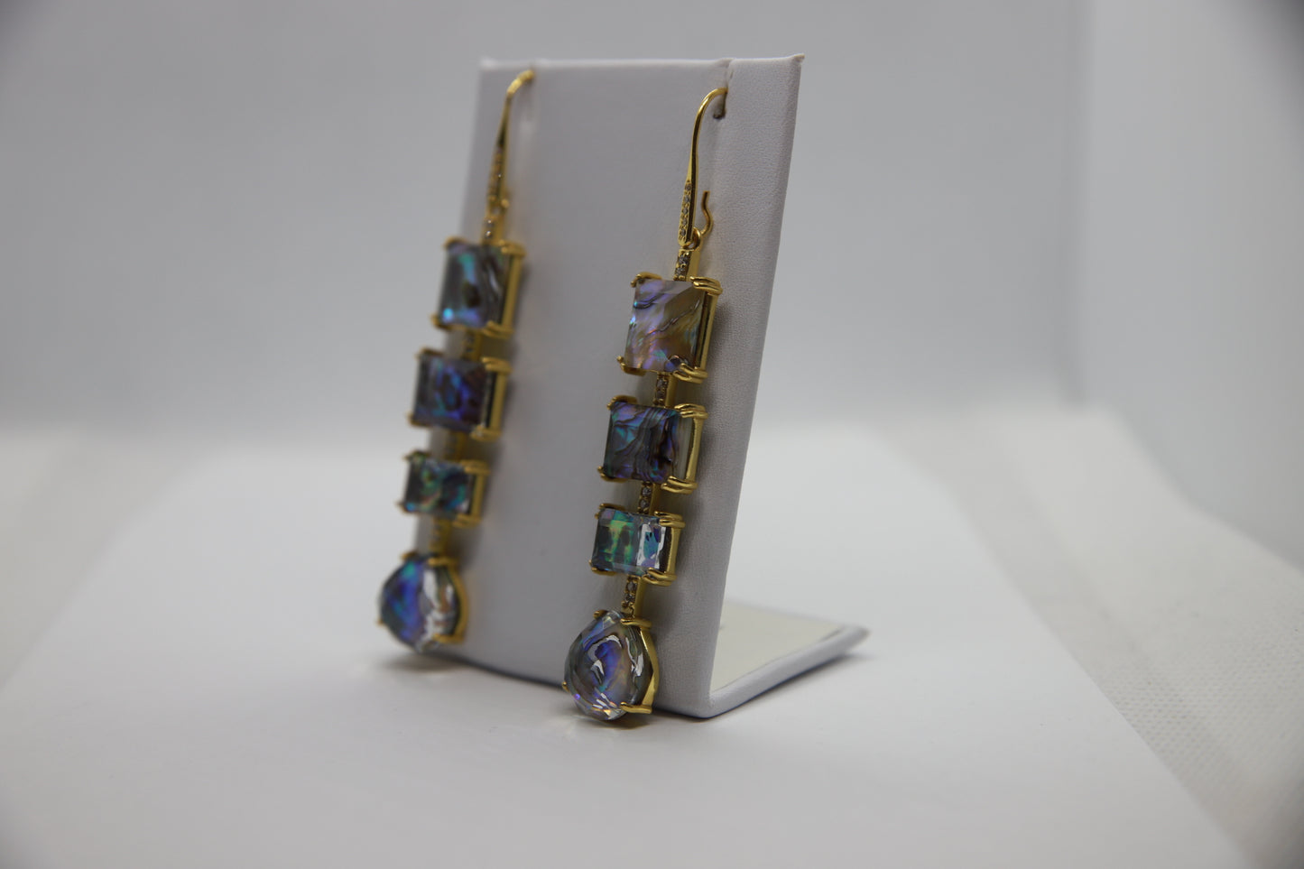 Abalone Drop Earrings