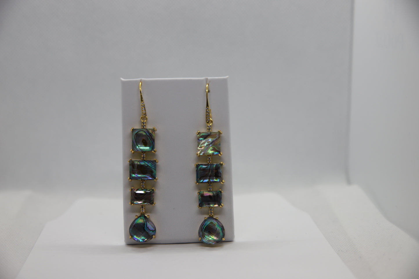 Abalone Drop Earrings