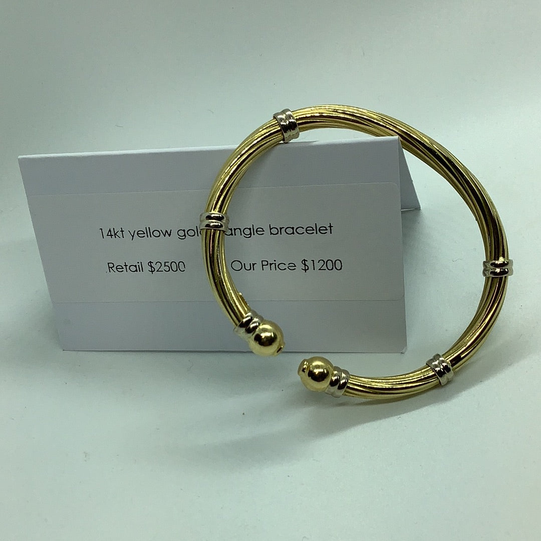 14 kt yellow gold bracelet