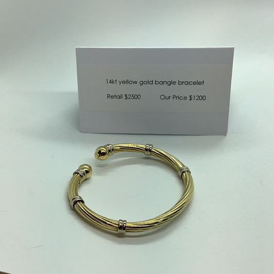 14 kt yellow gold bracelet