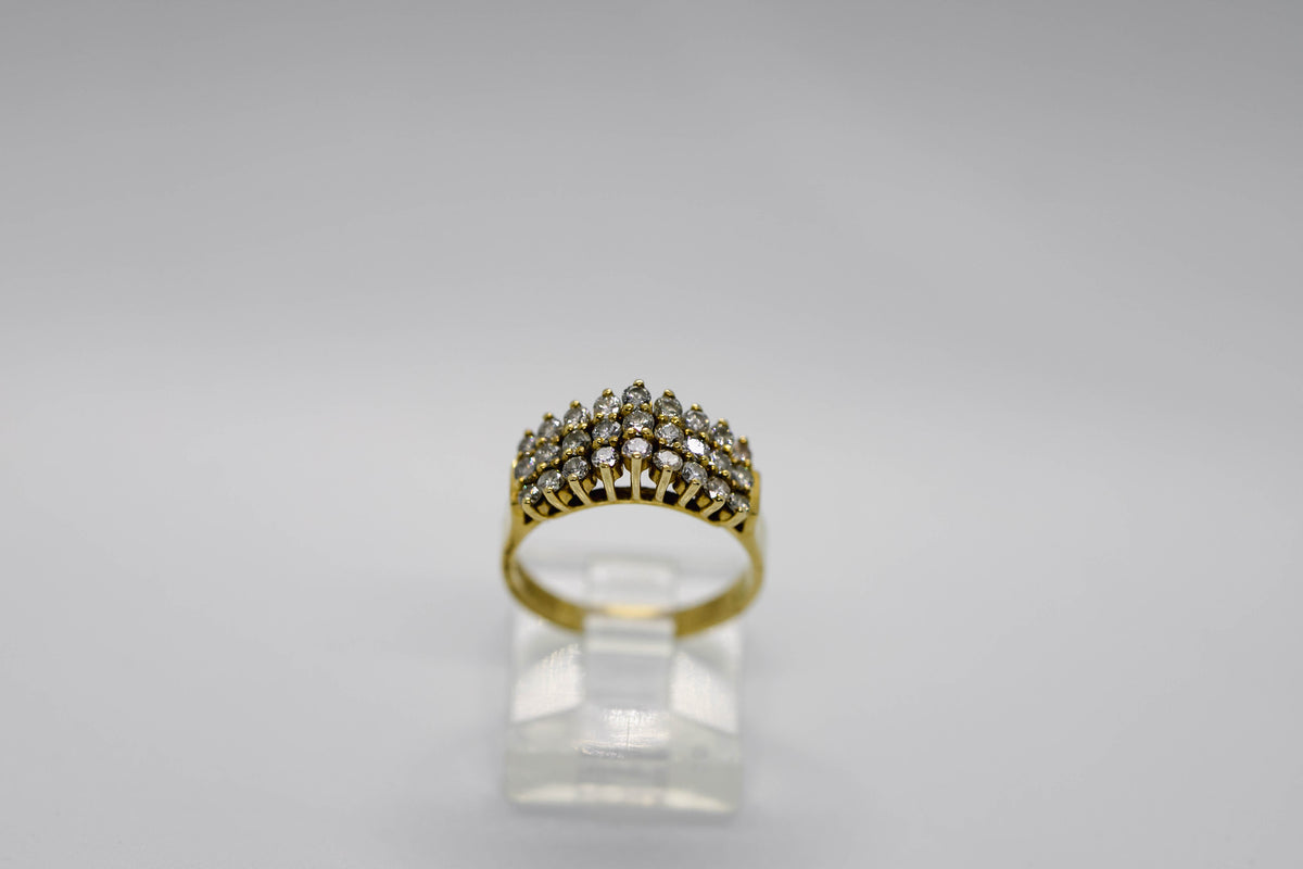 Pyramid Style Rings Wg Pyramid style diamond ring – Gerlachs Jewelers