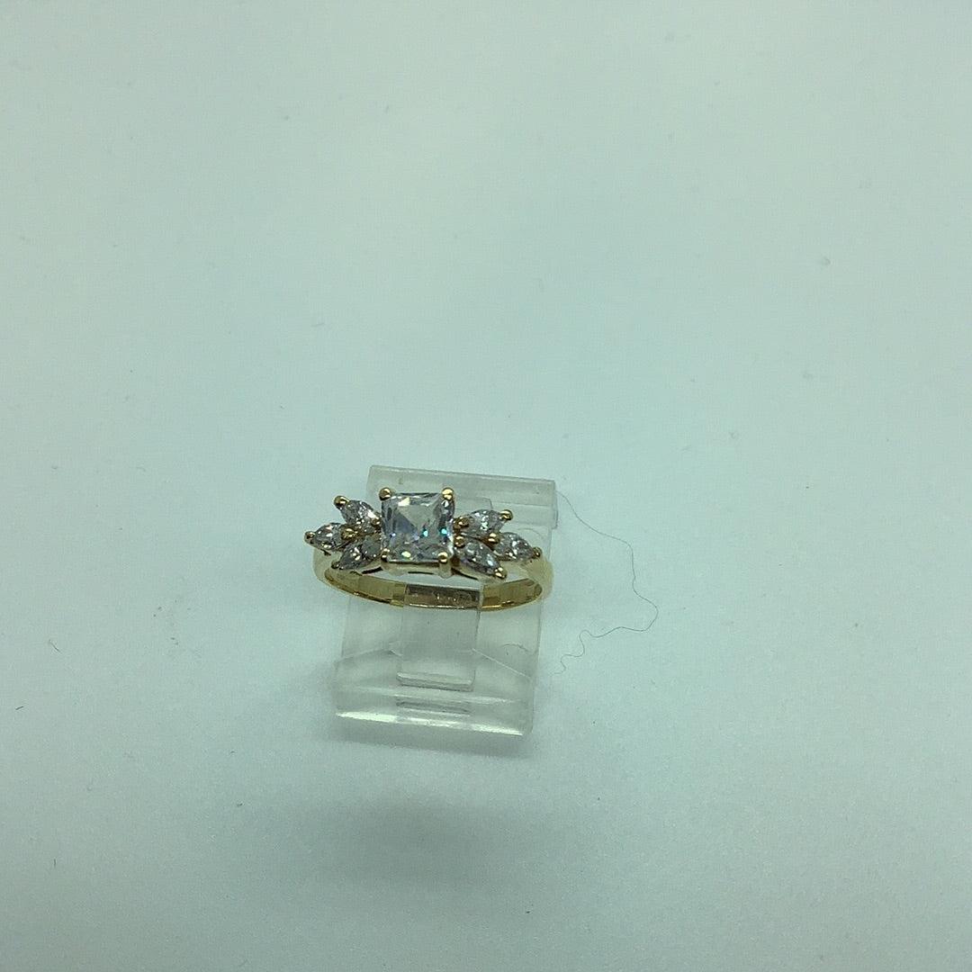 CZ and 14 kt ring