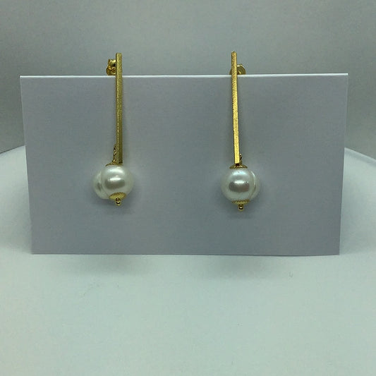 Pearl earrings