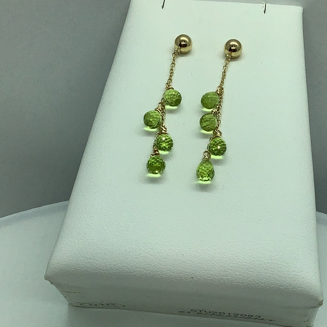Peridot earrings