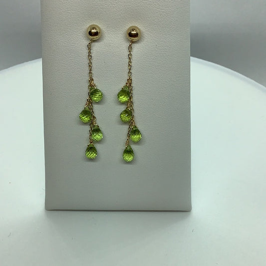 Peridot earrings