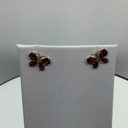 Garnet earrings