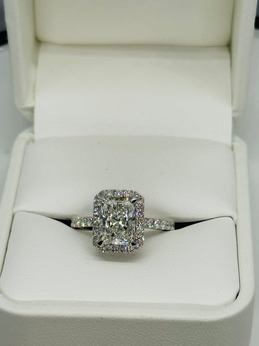 Platinum and Diamond Engagement Ring