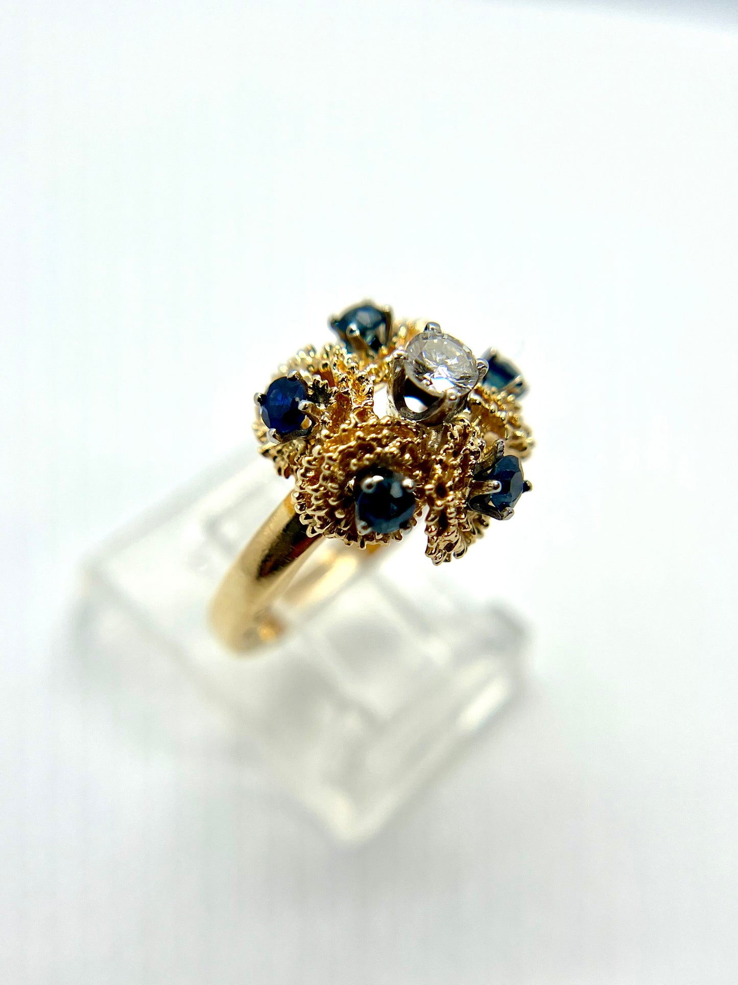 Sapphire and Diamond ring