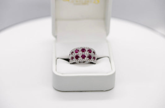 Ruby and Diamond Fashion Ring