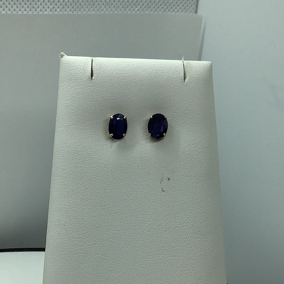 Sapphire stud earrings